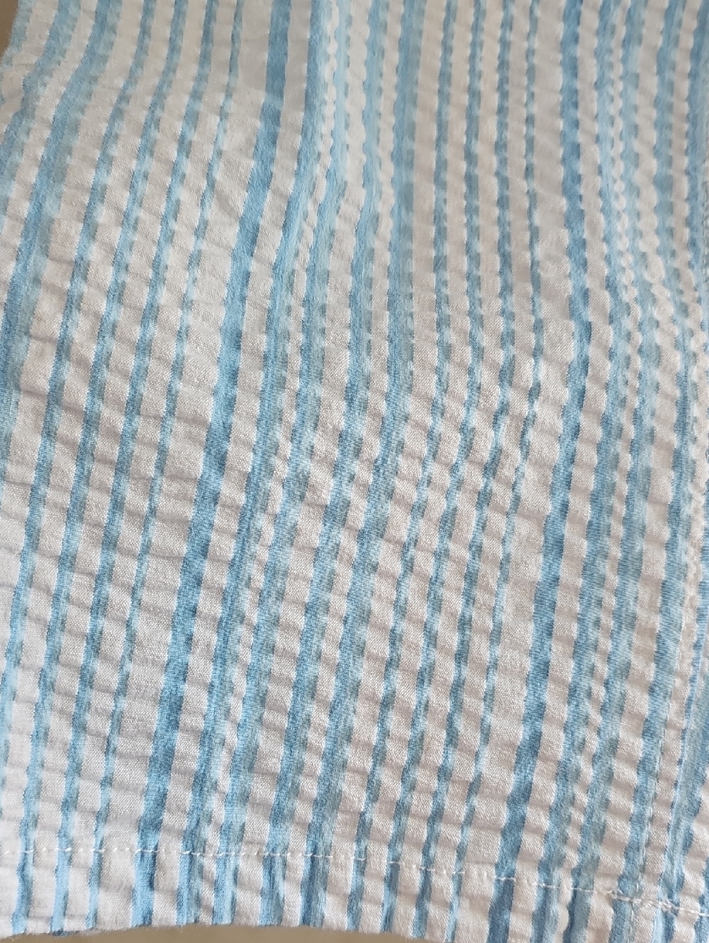 Lilly Pulitzer Seersucker Striped Crop Pants Womens 6 Blue White Preppy Cotton - Picture 4 of 8